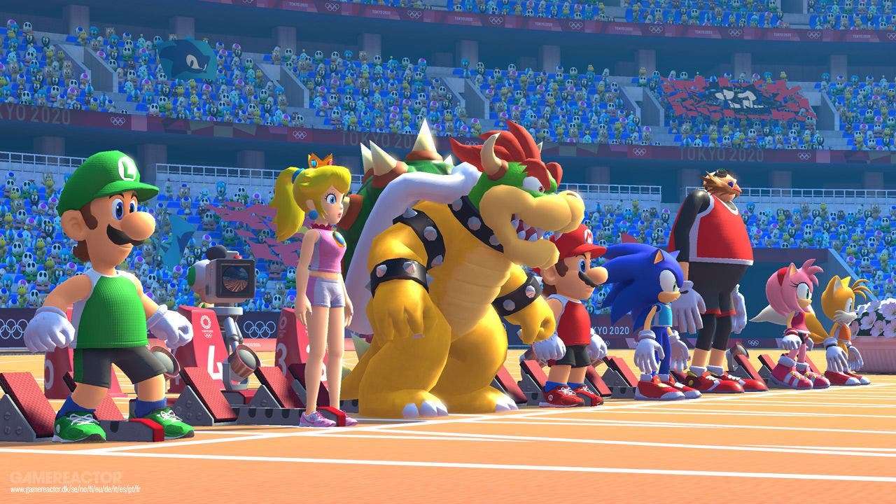 Luigi i jego przyjaciele na igrzyskach olimpijskich puzzle online