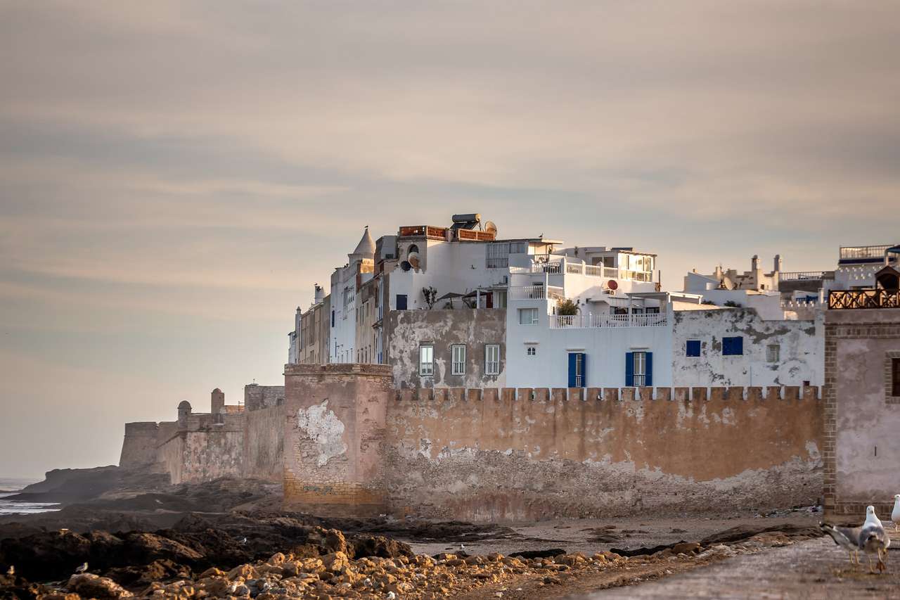 Essaouira stare ściany miasta w Maroku puzzle online