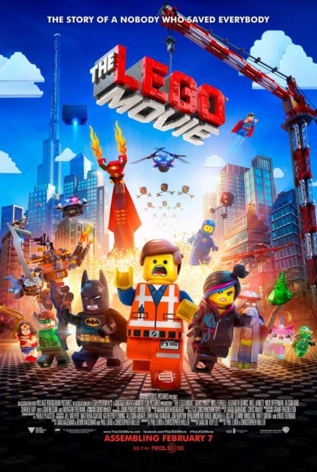 Plakat filmu filmowego LEGO puzzle online