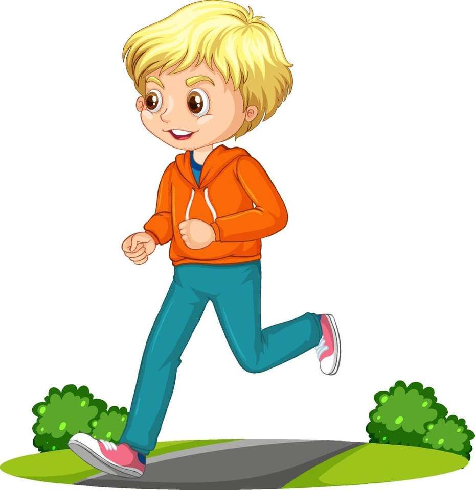 Dziecko bieganie puzzle online