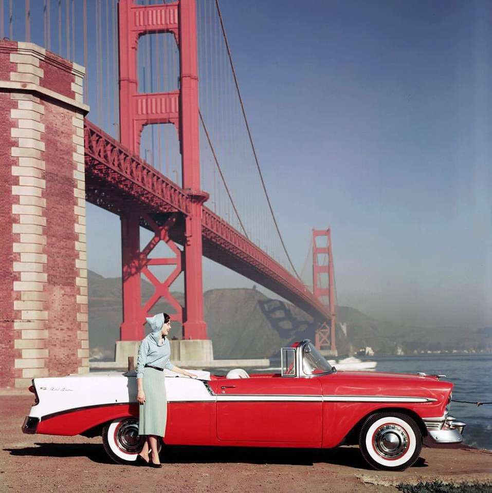1956 Chevrolet Bel Air Cabrio puzzle online