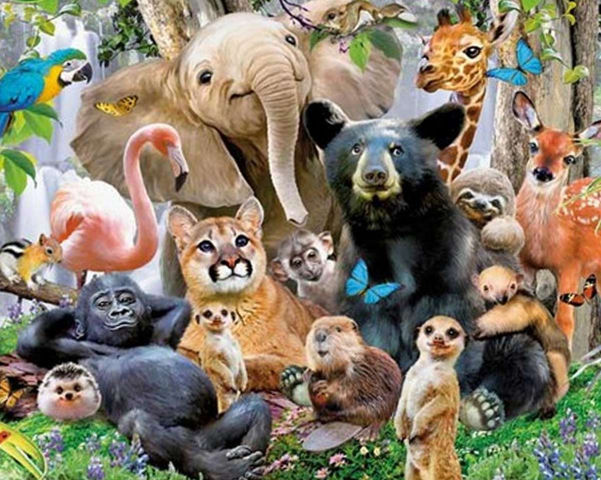 Zwierzęta Afryki puzzle online