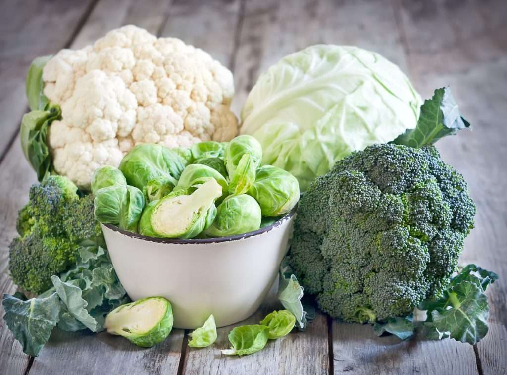 Warzywa- brokuły, kalafior,kapustam,brukselka puzzle online
