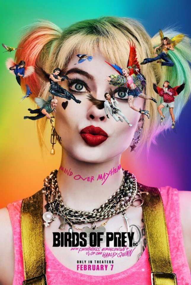 Ptaki Precy: Harley Quinn Film Poster puzzle online