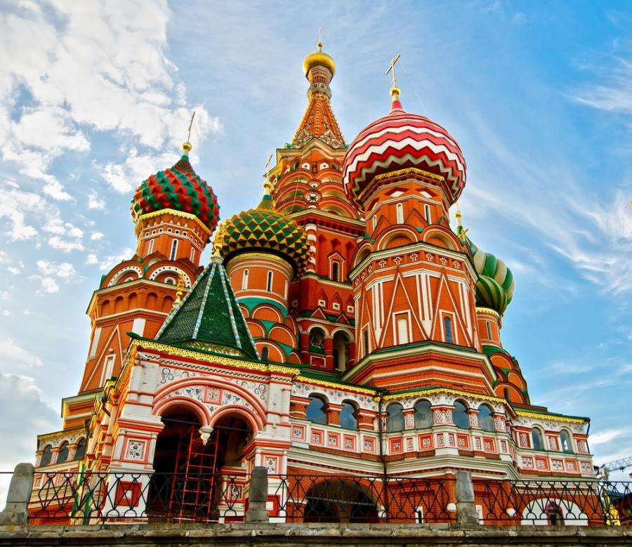 Cerkiew Wasyla w Moskwie puzzle online