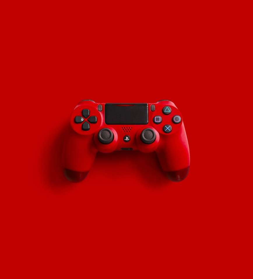 Red Sony PS 4 Kontroler gier puzzle online