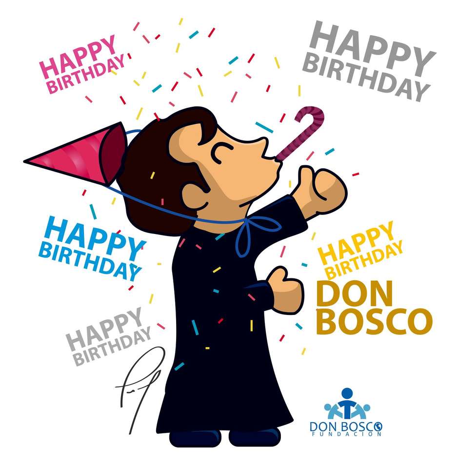 206 aniversário de Don Bosco quebra-cabeça
