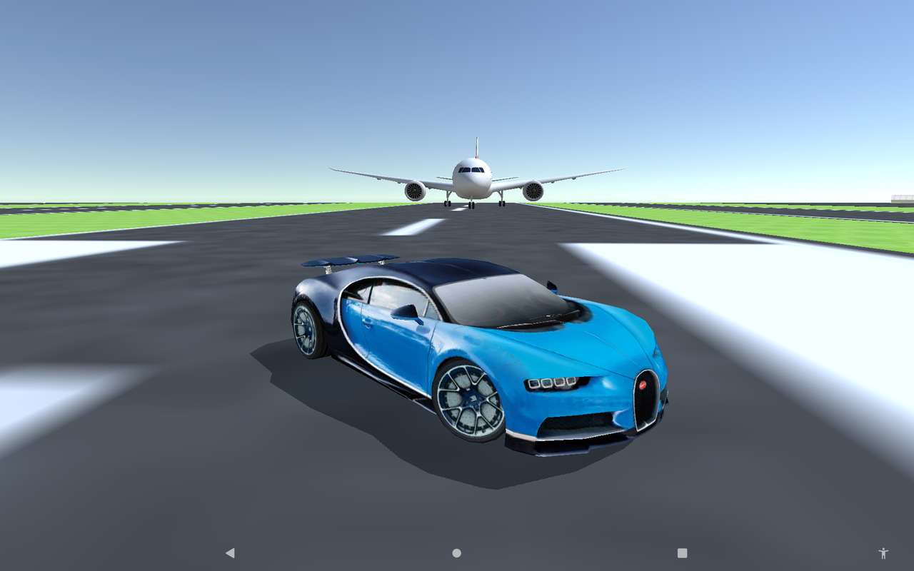 Klasa jazdy 3D Bugatti Chiron puzzle online