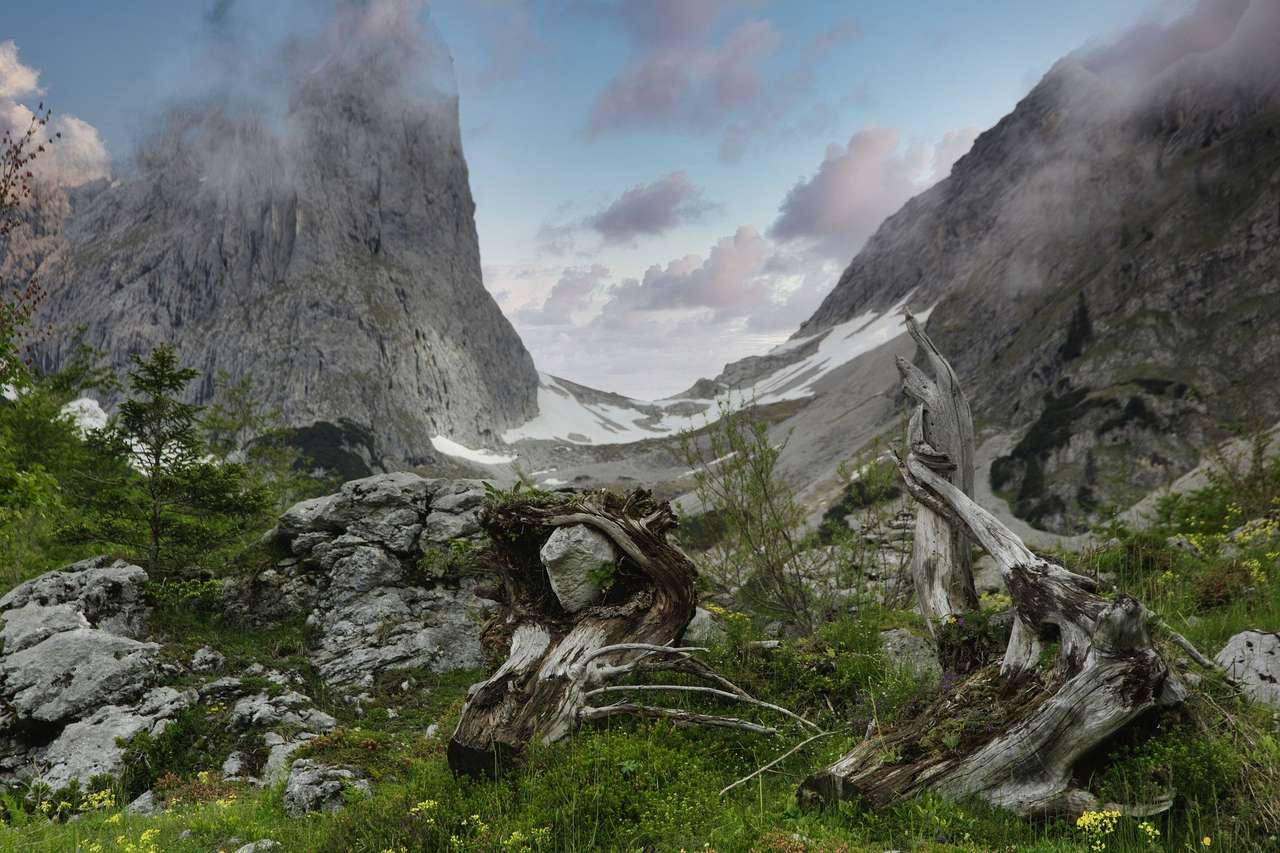Górski krajobraz puzzle online