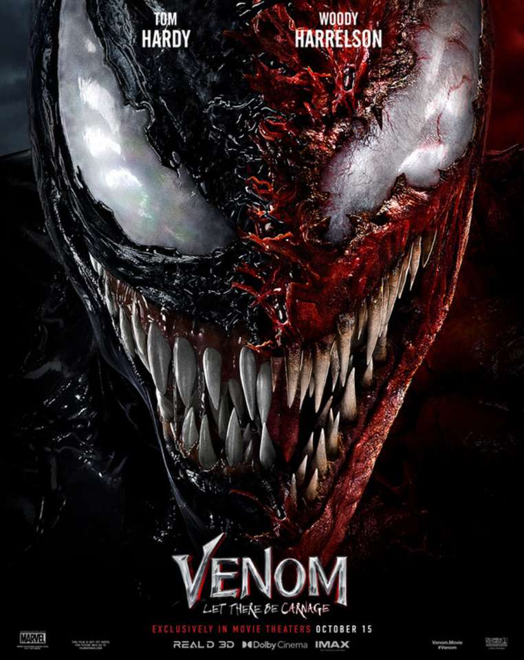 Venom: Niech będzie plakat folii Carnage puzzle online