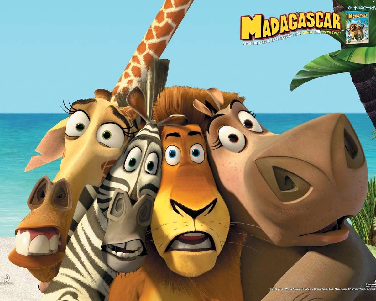 Film animowany- Madagastar puzzle online