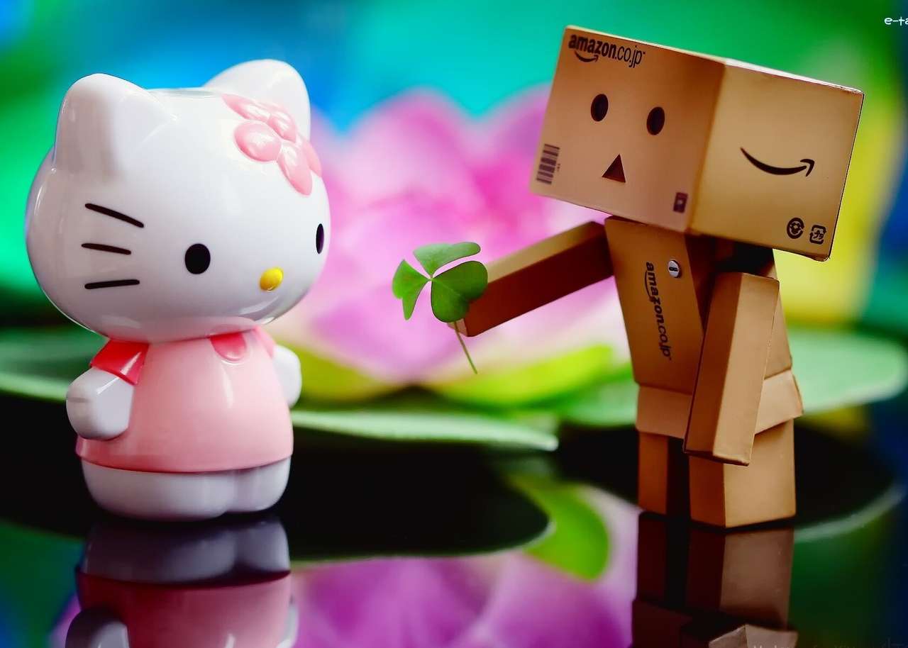 Danbo, Kitty puzzle online
