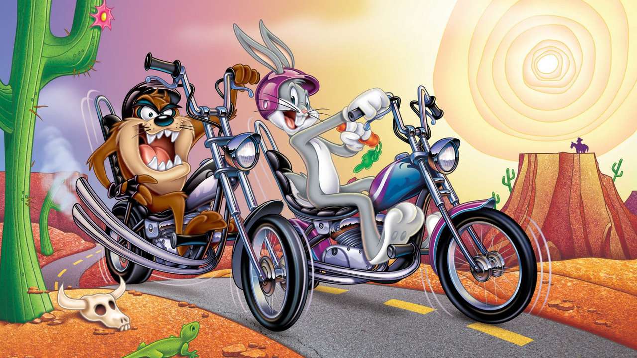 Looney Tunes Zwariowane Melodie Bugs & Taz puzzle online