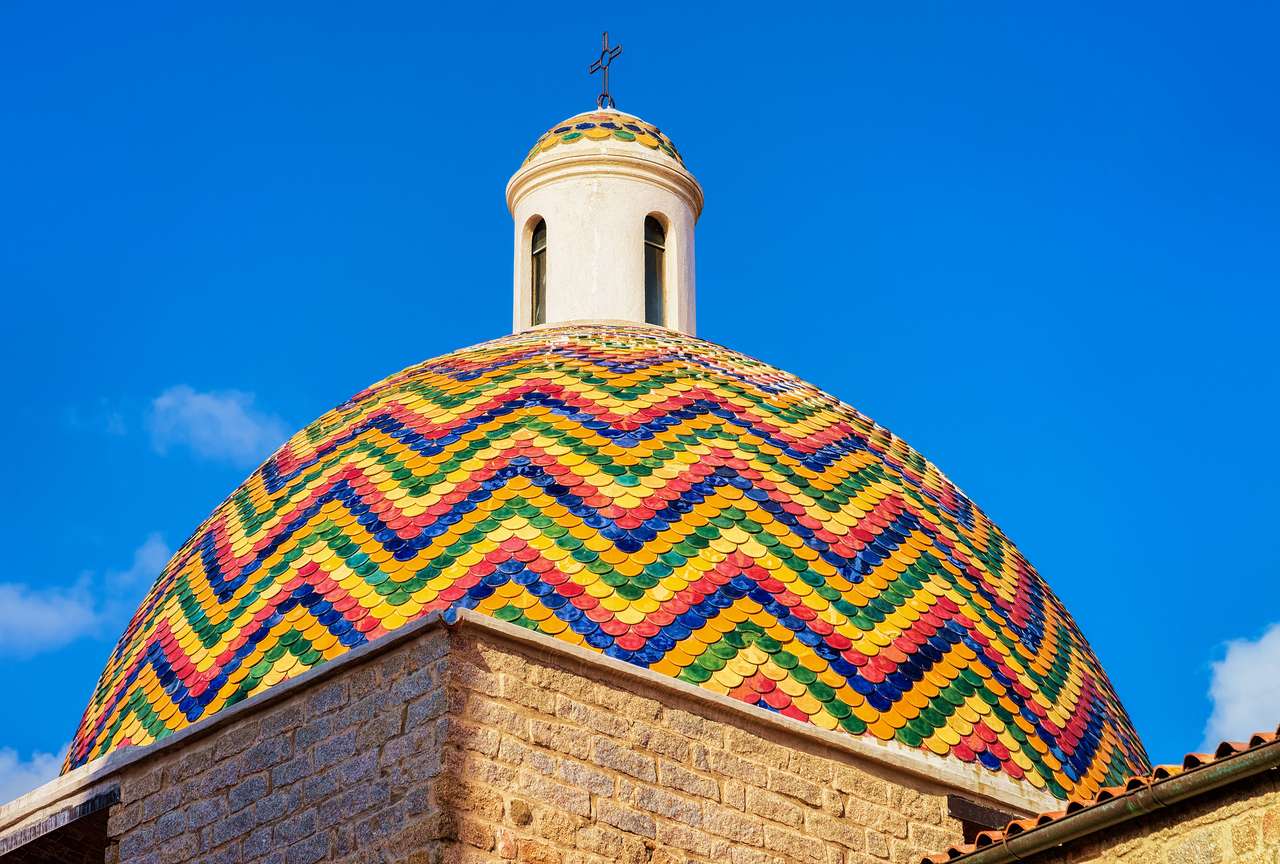 Kościół San Paolo Apostolo w Olbia na Sardynii, Włochy puzzle online