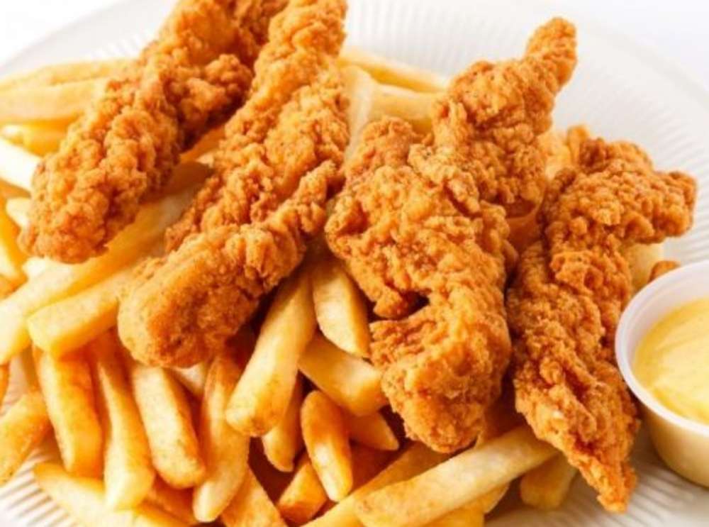 Oferty kurczaka KFC i frytki puzzle online