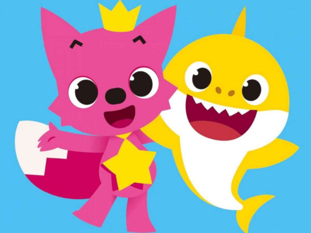 Pinkfonong i Baby Shark puzzle online
