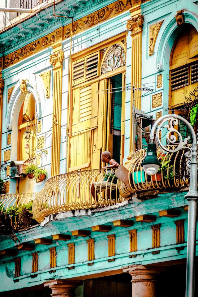 Balkon w Hawanie. puzzle online