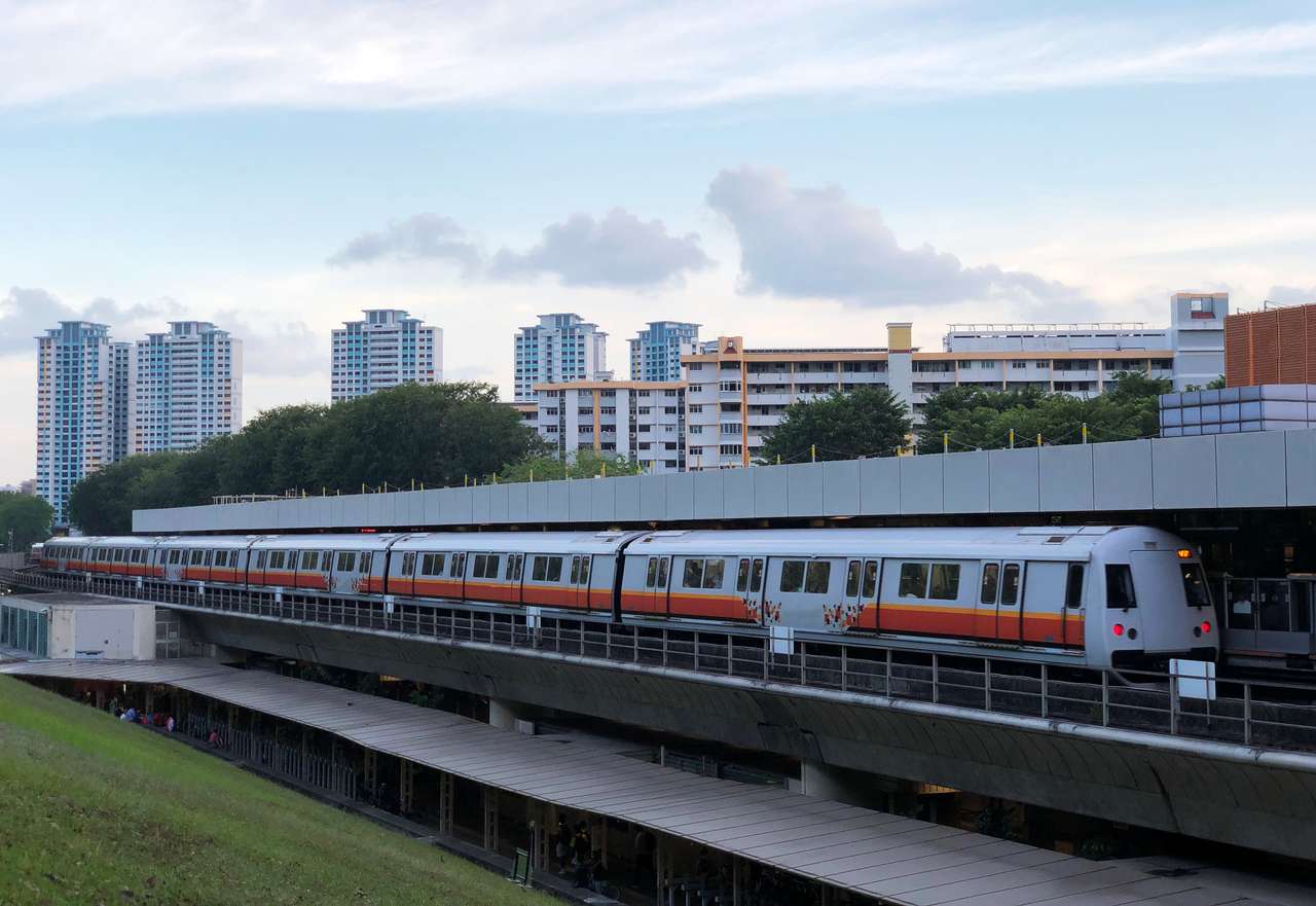Singapore Mass Szybki pociąg puzzle online