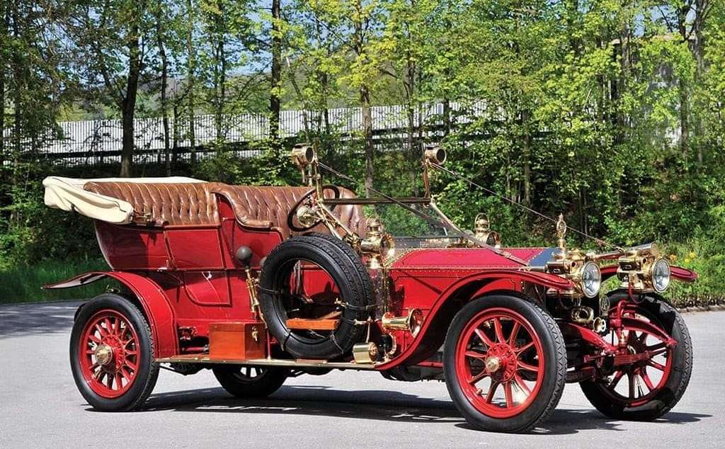 1908 Rolls Royce 40.50 Srebrny Ghost Touring puzzle online