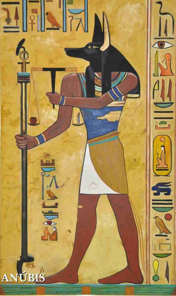 Egipska sztuka: Anubis puzzle online