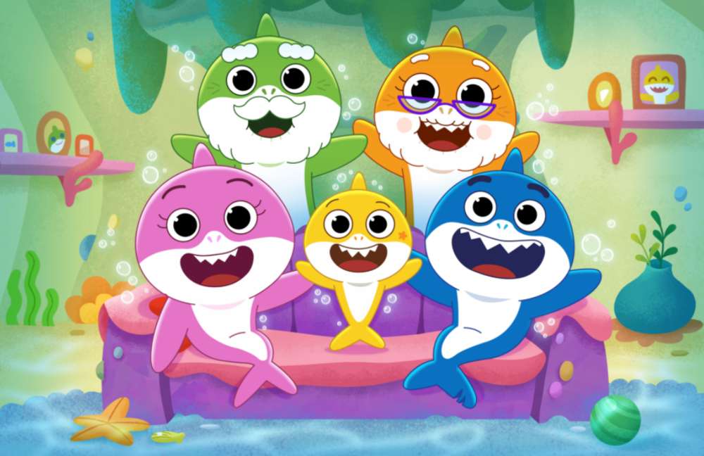 Rodzina rekina dla dzieci puzzle online