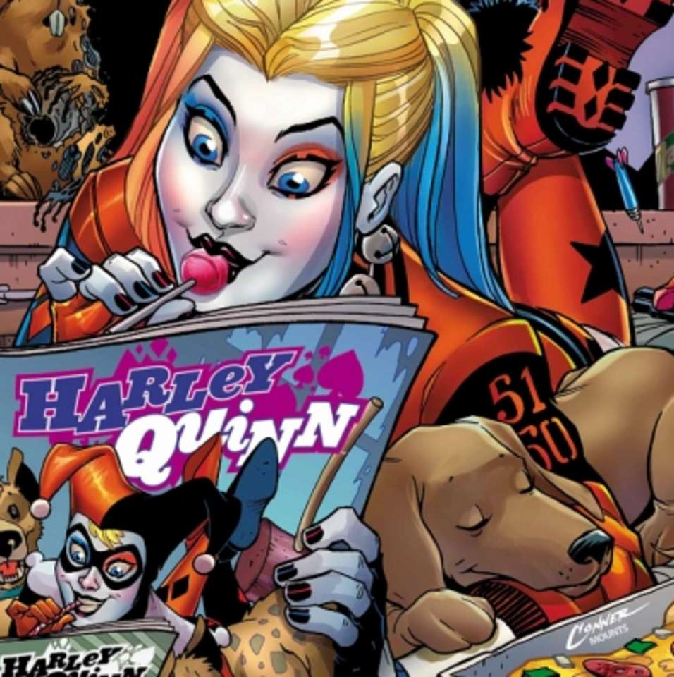 Comic Harley Quinn puzzle online