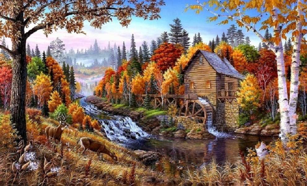 Piękna jesień. puzzle online