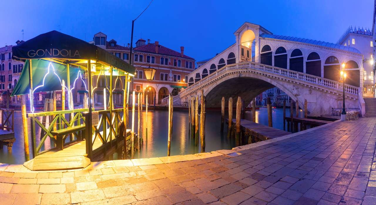 Most Rialto, Wenecja, Włochy puzzle online