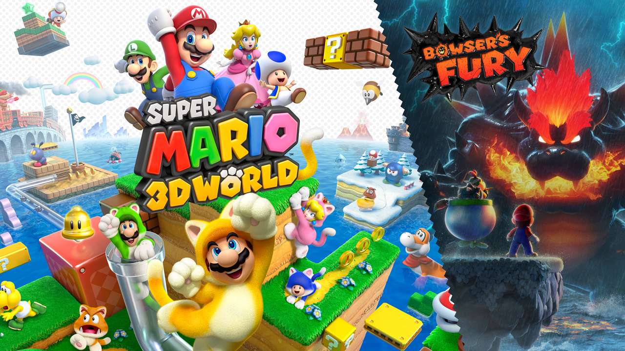 Mario 3d świat. puzzle online