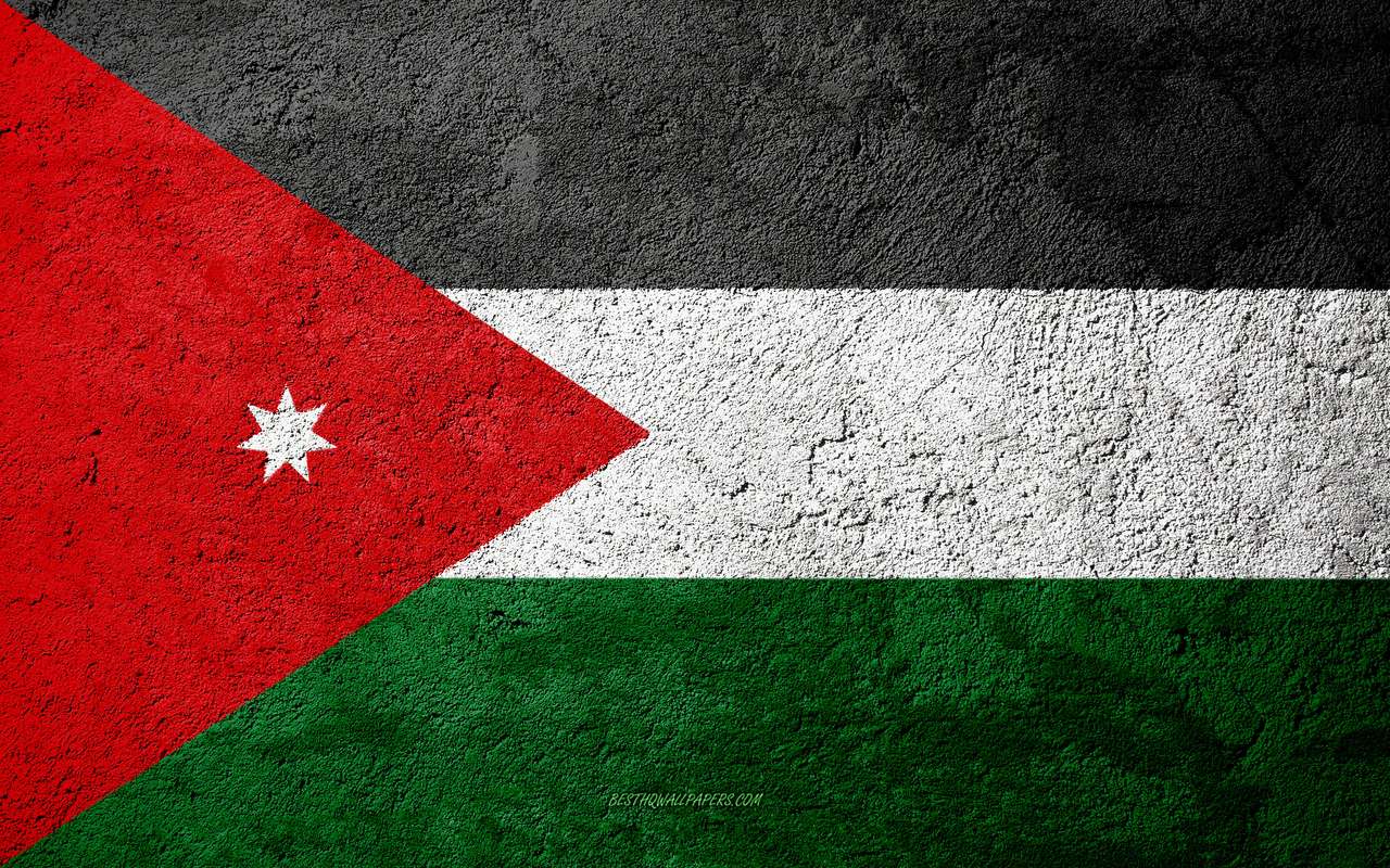 Flaga Jordanii puzzle online