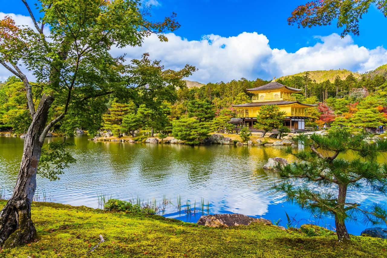 Świątynia Kinkakuji - symbol Kyoto w Japonii puzzle online