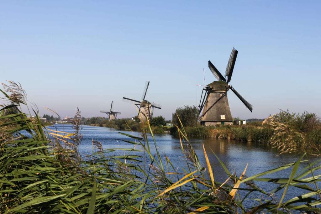 Wiatraki w Holandii puzzle online