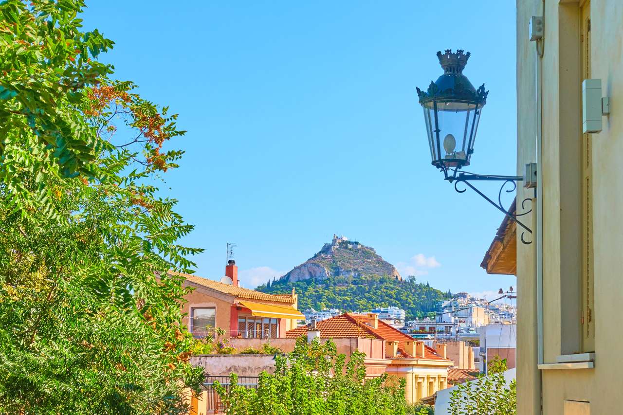 Widok miasta Ateny, Grecja puzzle online