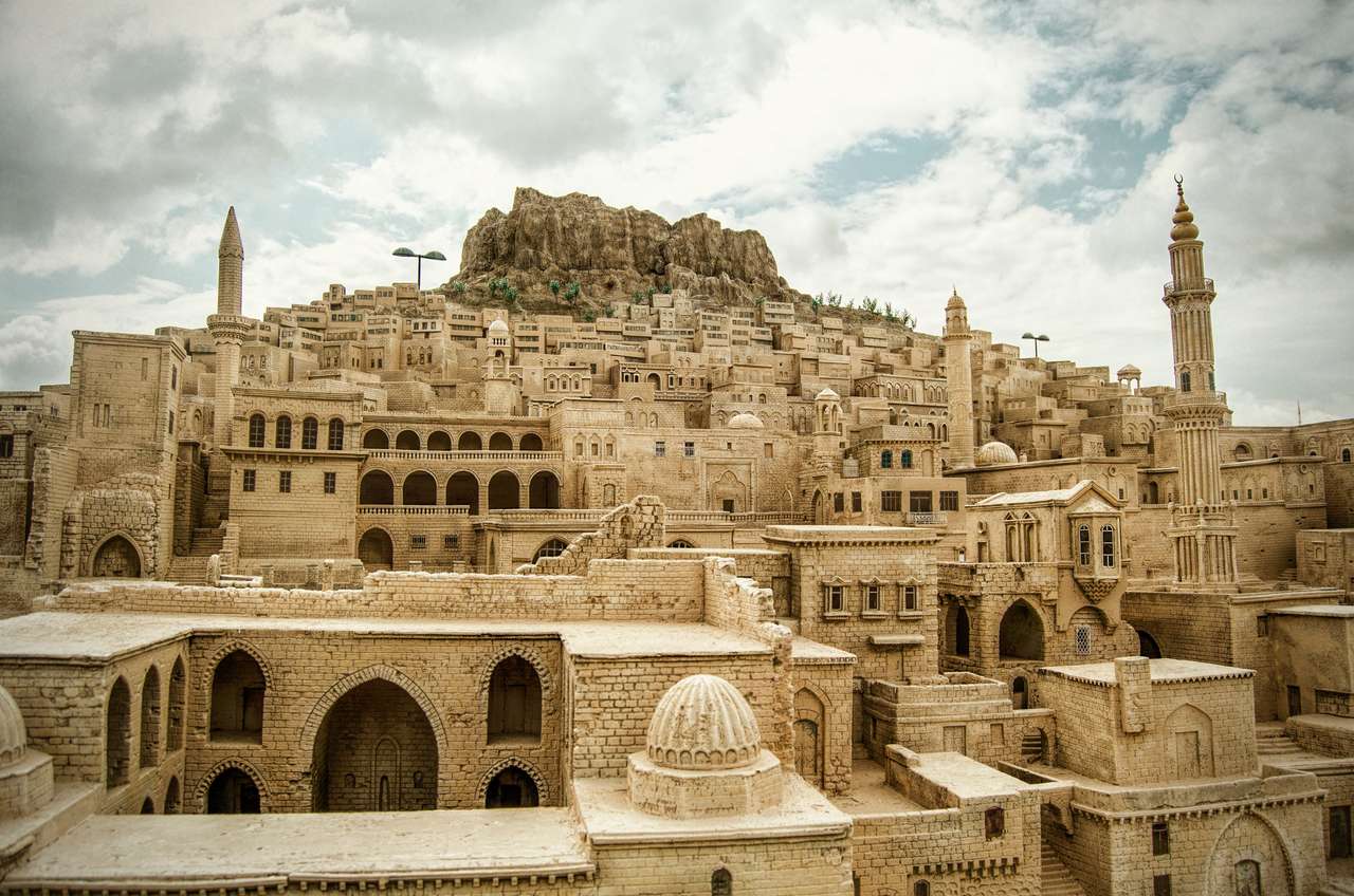 Mardin, małe miasteczko w pobliżu Turcji puzzle online