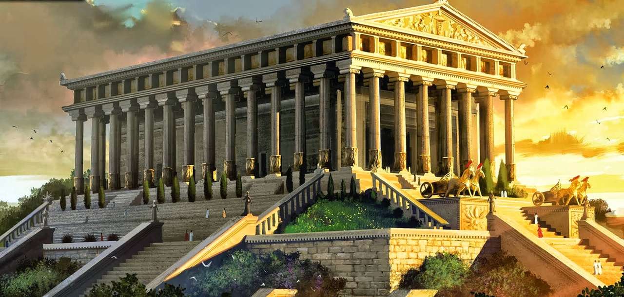 słynna grecka świątynia puzzle online