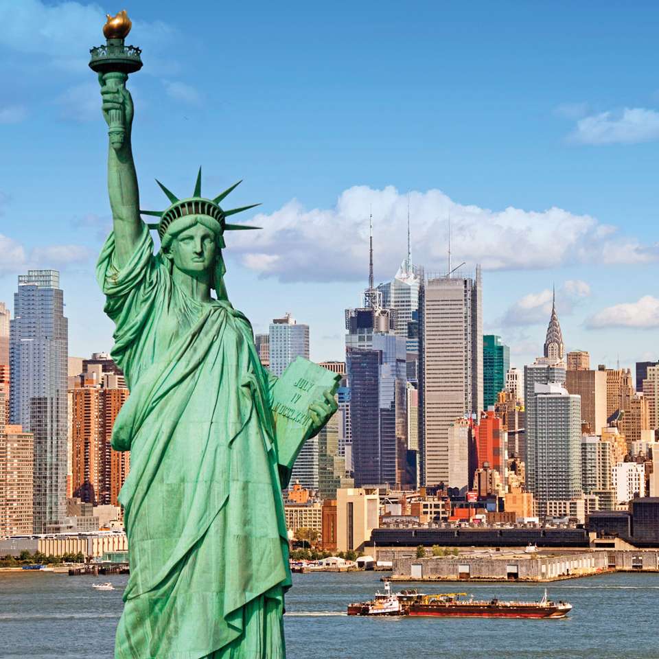 Statua Wolności- posąg na wyspie Liberty Island puzzle online