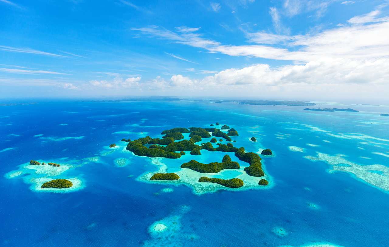 70 wysp w Palau puzzle online