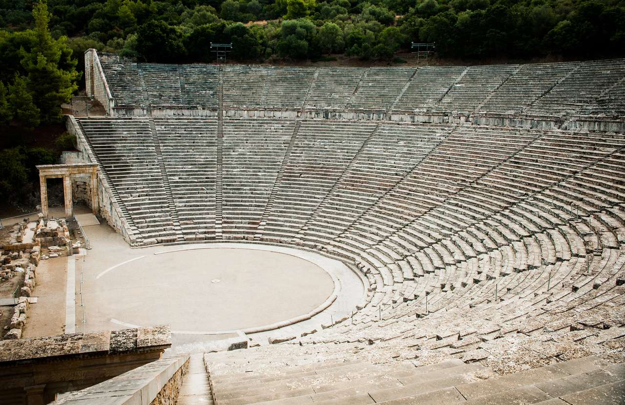 Starożytny amfiteatr w Epidauros puzzle online