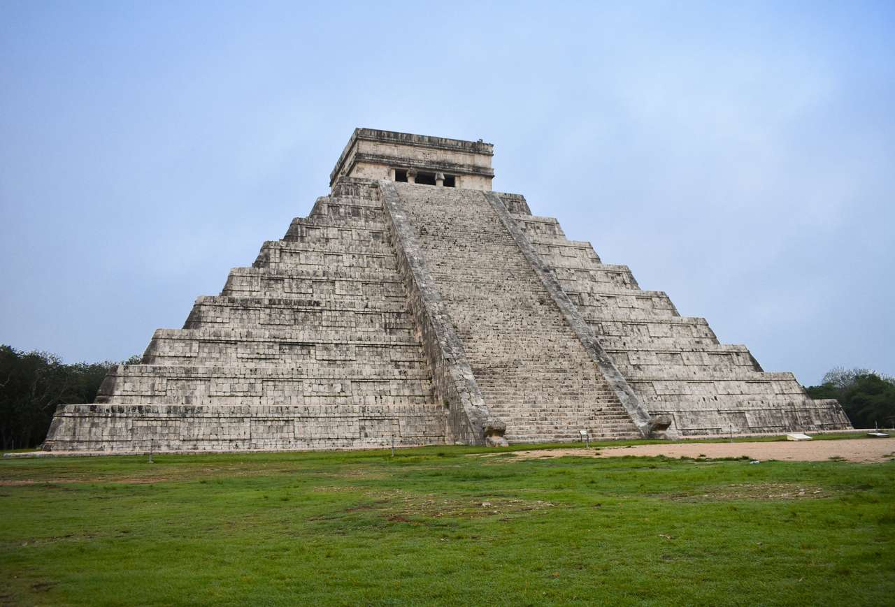 De piramide van Chichen Itza legpuzzel