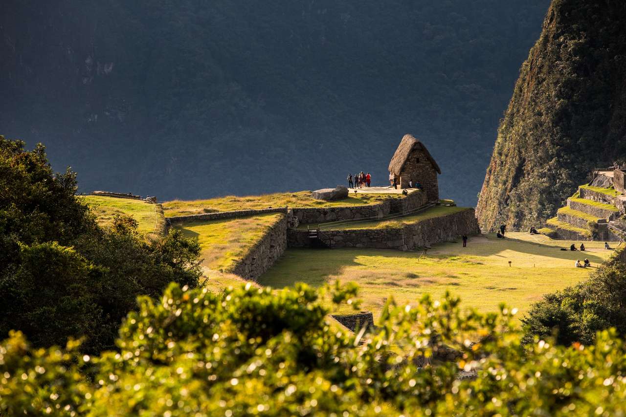 Strażnica w starożytnym mieście Machu Picchu puzzle online