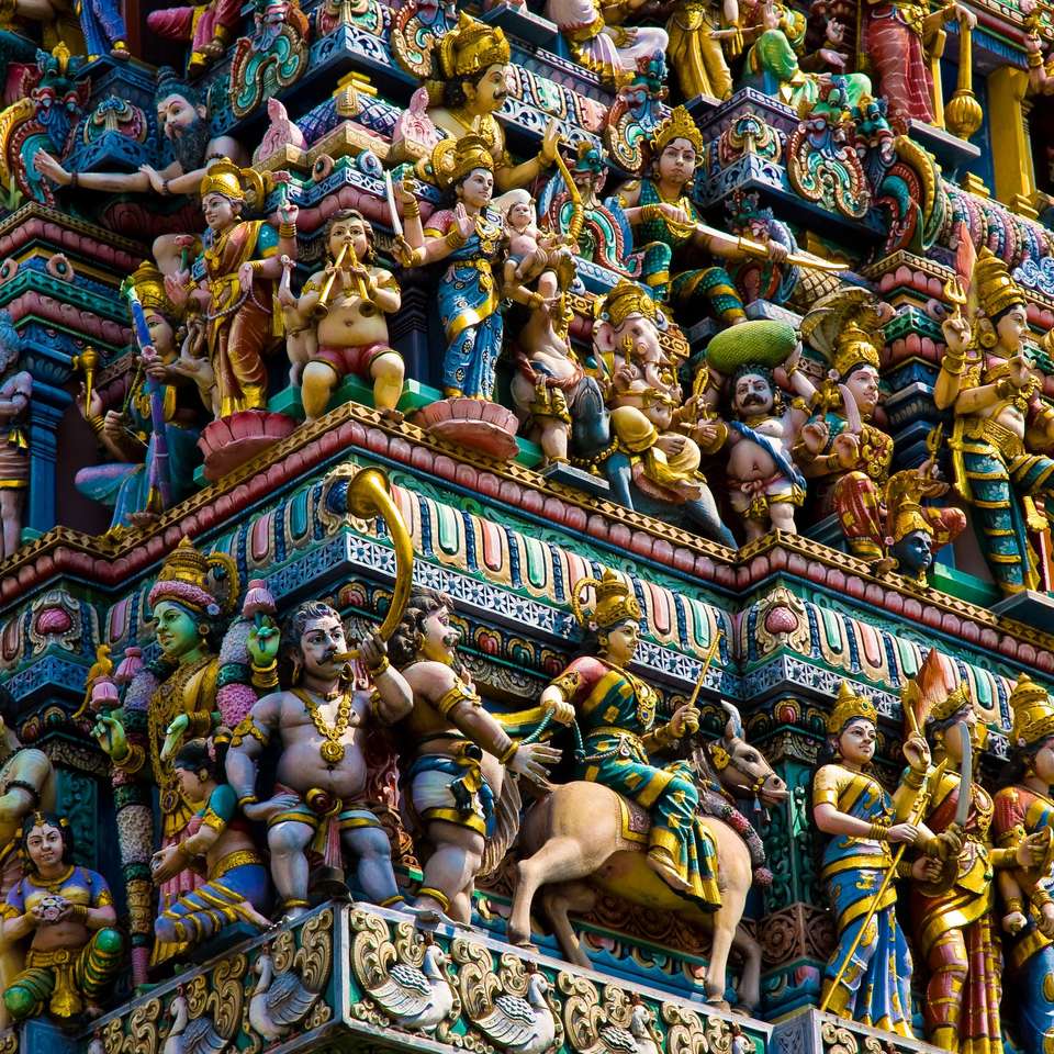 hinduska świątynia w singapurze puzzle online