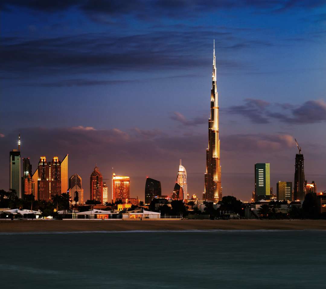 Panoramę Dubaju puzzle online