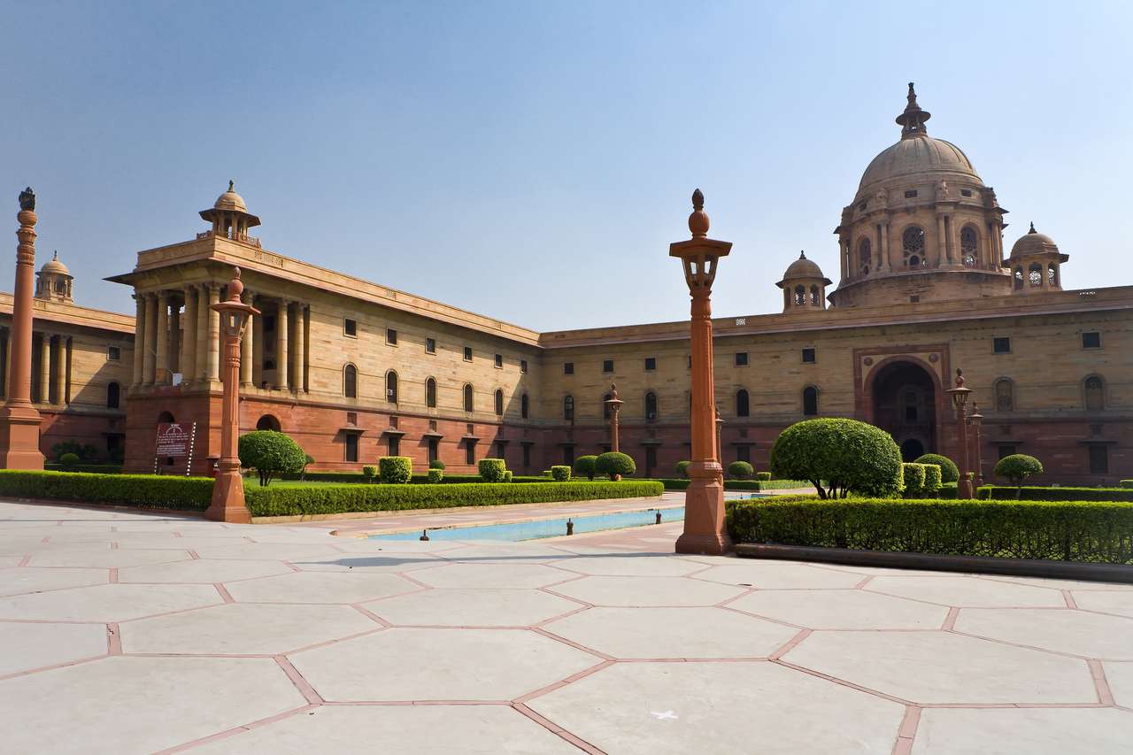 Parlament Indii w New Delhi, Indie puzzle online