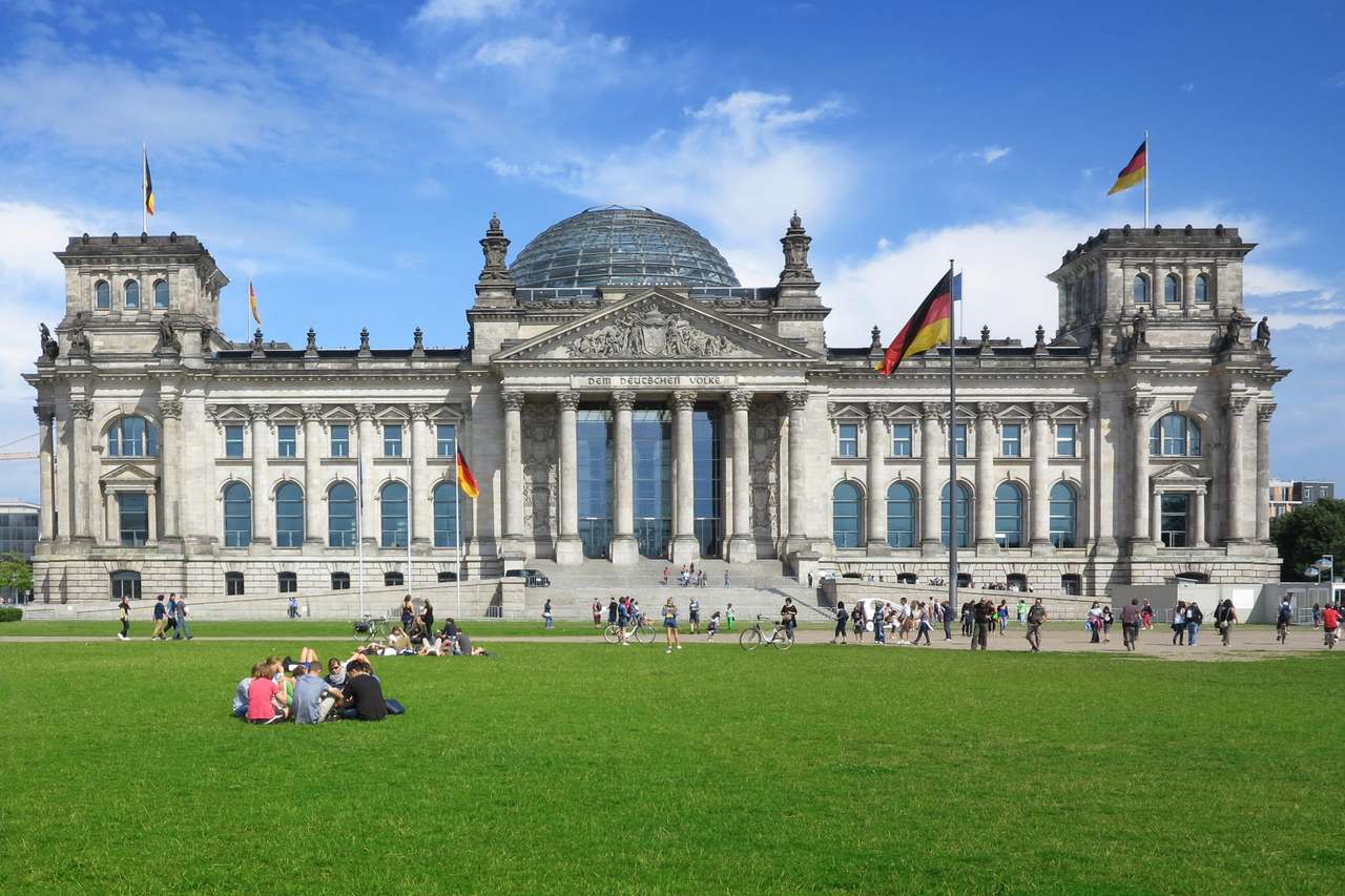 Niemiecki Reichstag, Berlin puzzle online