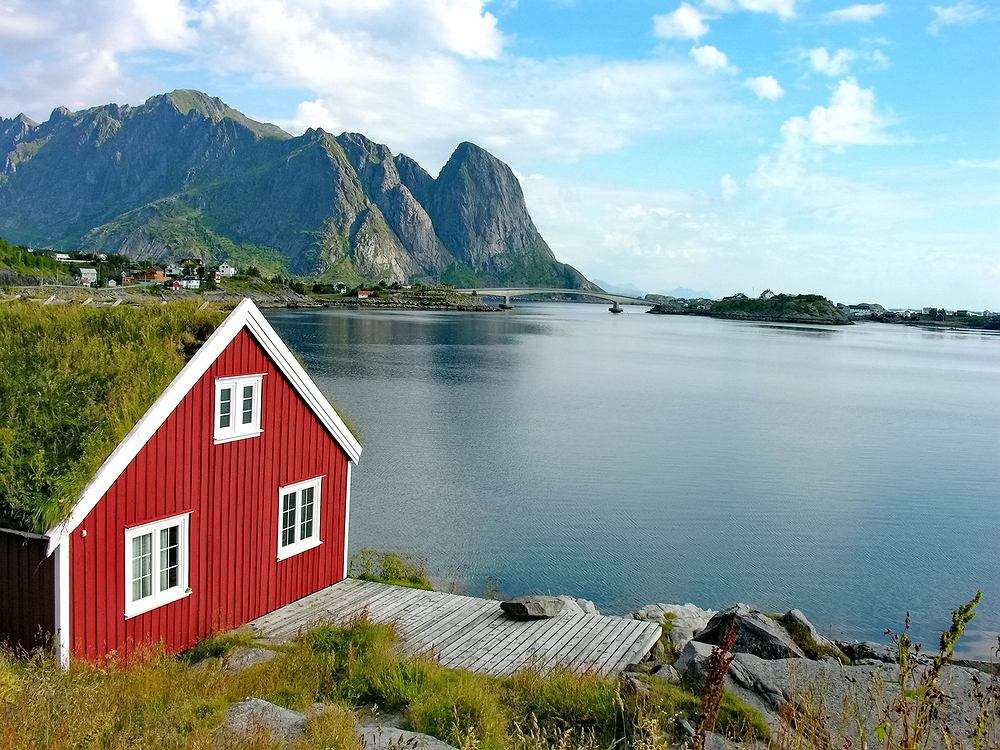 Lofoty w Norwegii puzzle online