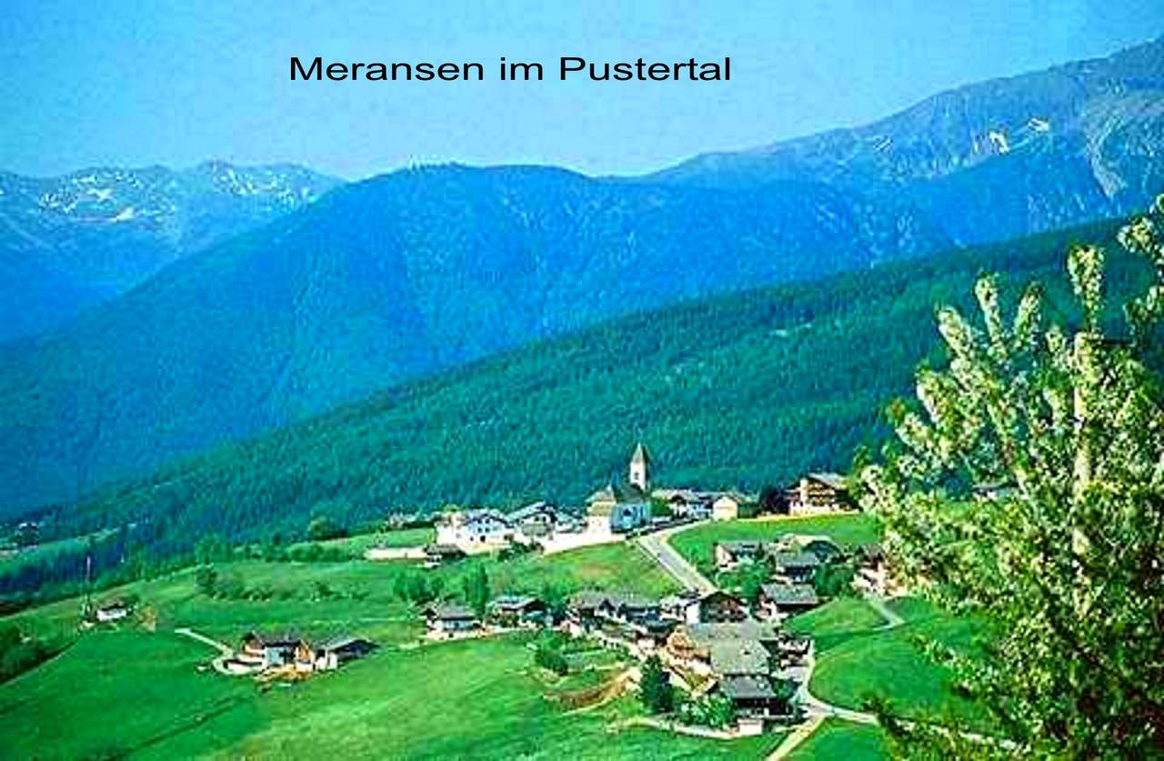 Meransen w dolinie Puster puzzle online