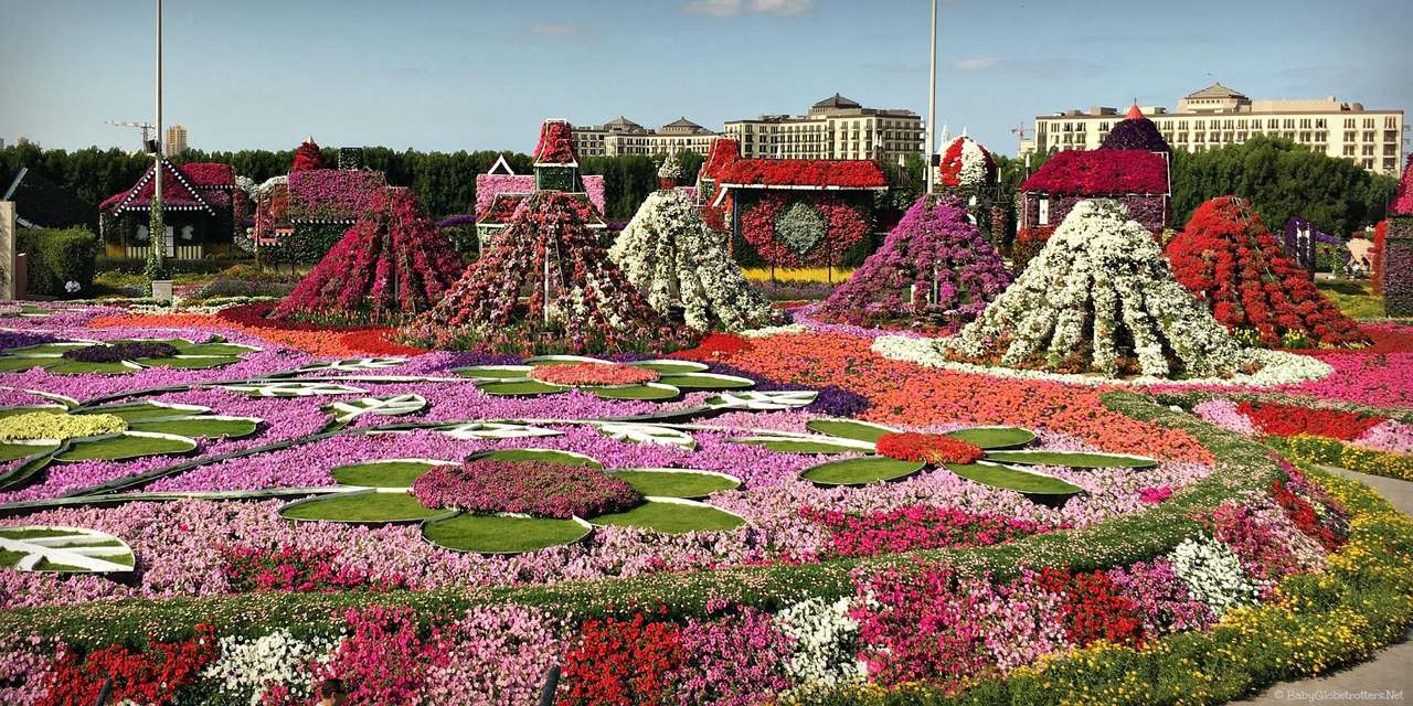 Ogród kwiatowy w Dubaju puzzle online