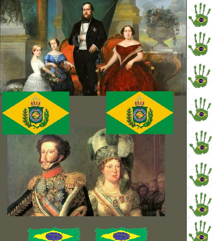 Brazylijska rodzina królewska puzzle online