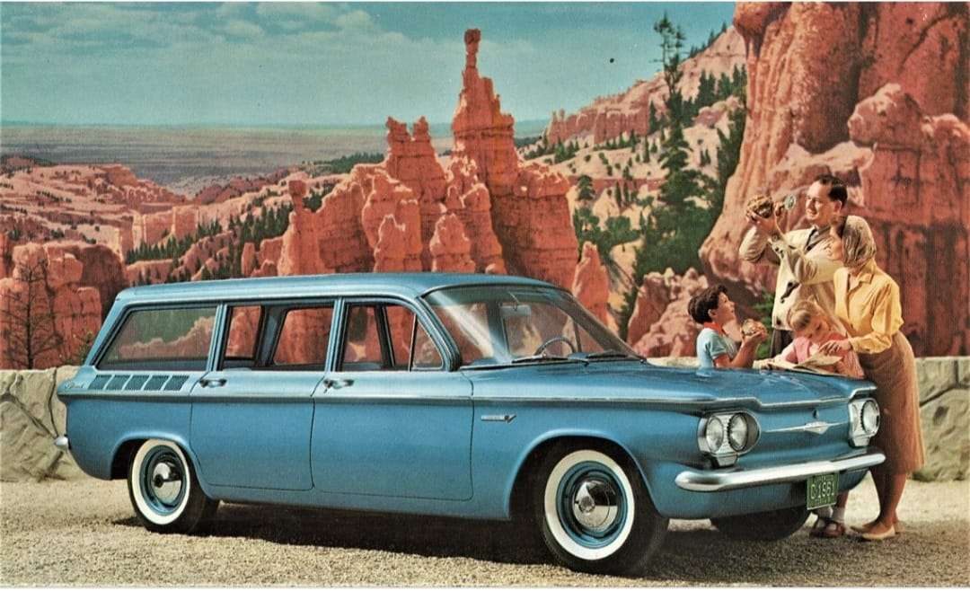 1961 Chevrolet Corvair Lakewood Wagon puzzle online