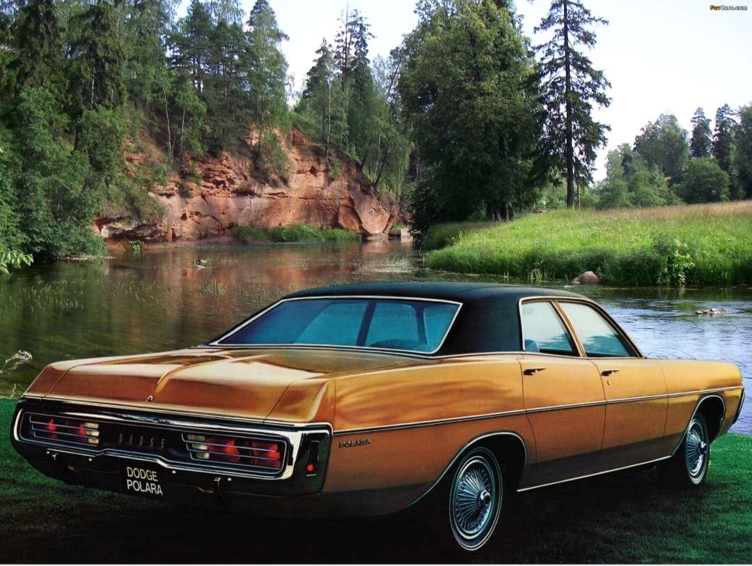 1971 Dodge Polara Custom 4-drzwiowy sedan puzzle online
